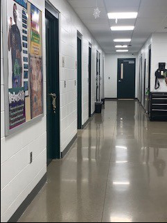 Clinic hallway