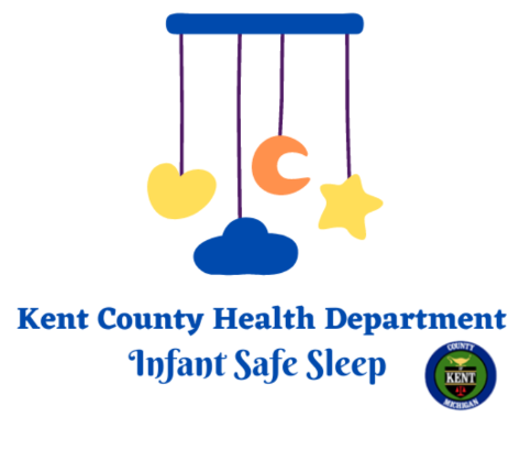 Kent County Health Department Infant Safe Sleep logo